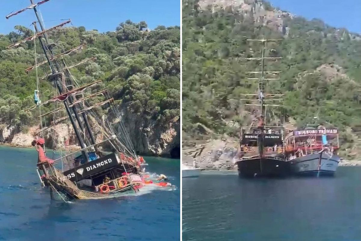 Marmaris’te Ölümle Burun Buruna! 148 Kişinin Bulunduğu Tekne Böyle Battı