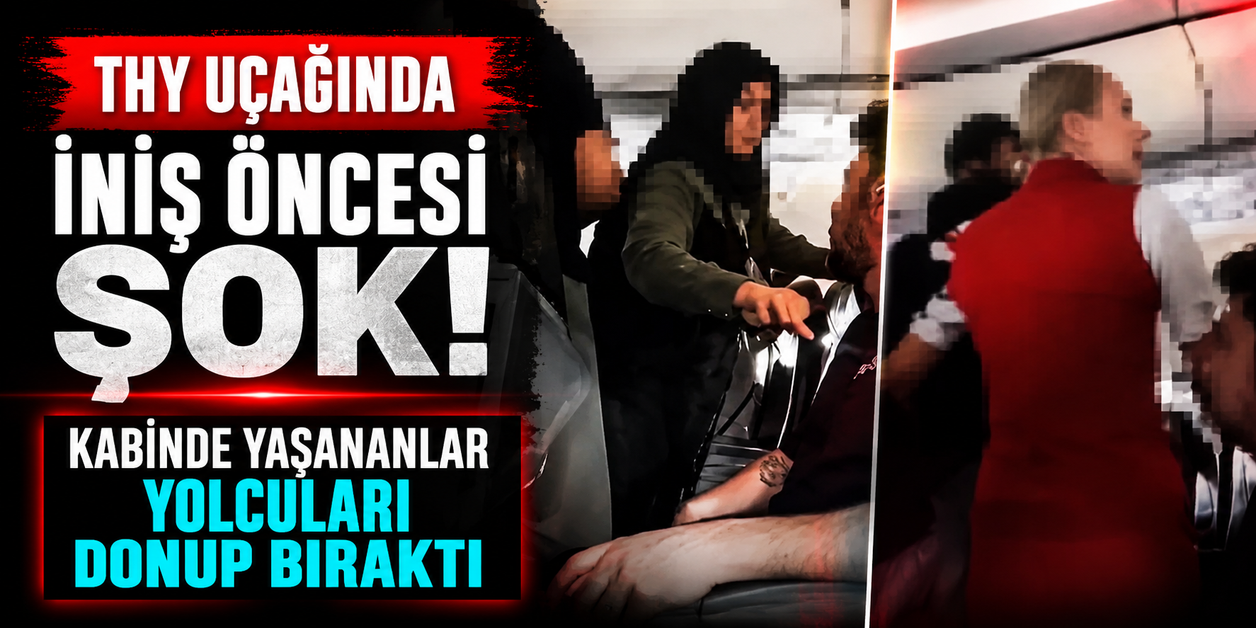 THY Uçağında İniş Öncesi Şok! Kabinde Yaşananlar Yolcuları Donup Bıraktı