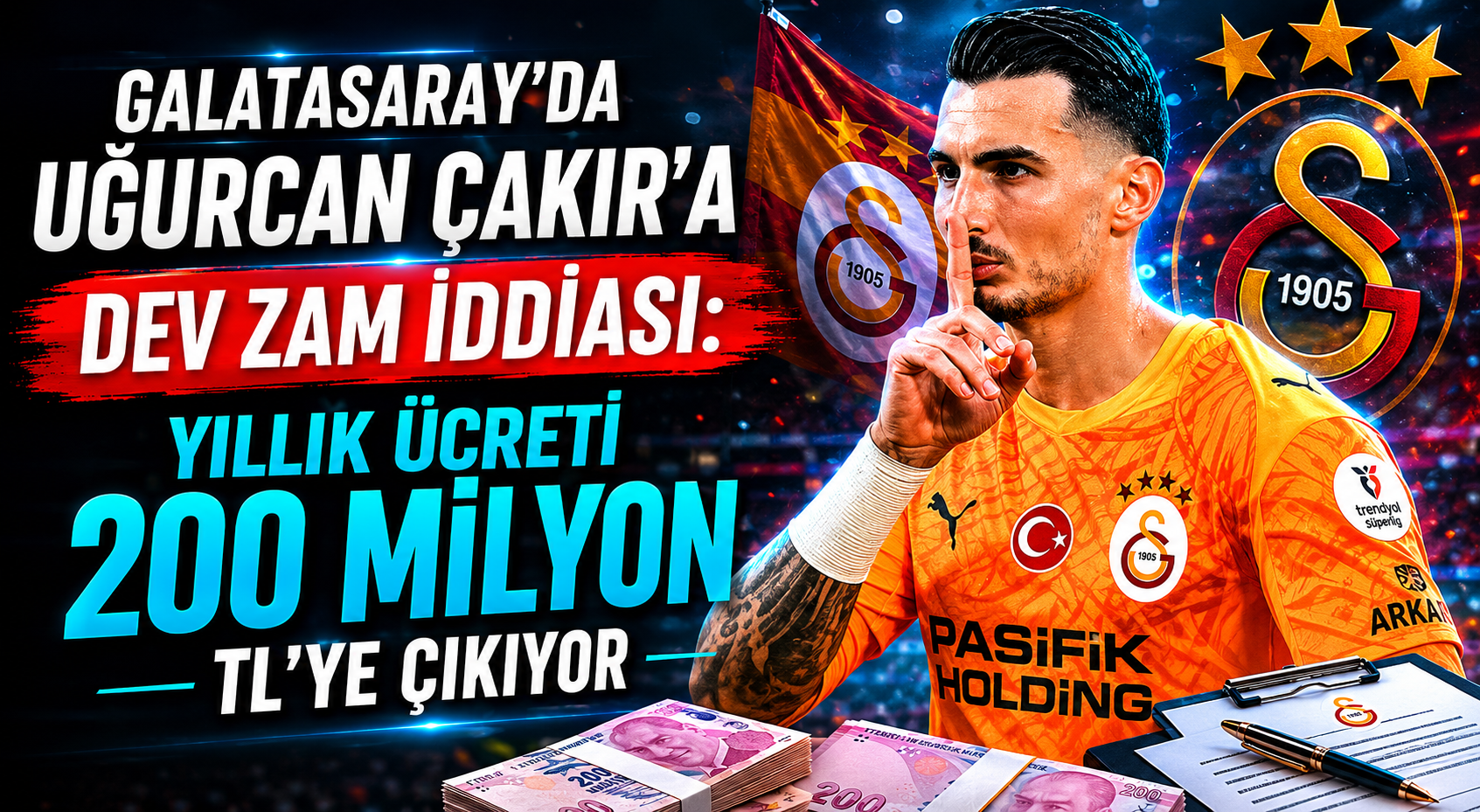 Galatasaray'da Uğurcan Çakır'a Dev Zam İddiası: Yıllık Ücreti 200 Milyon TL'ye Çıkıyor
