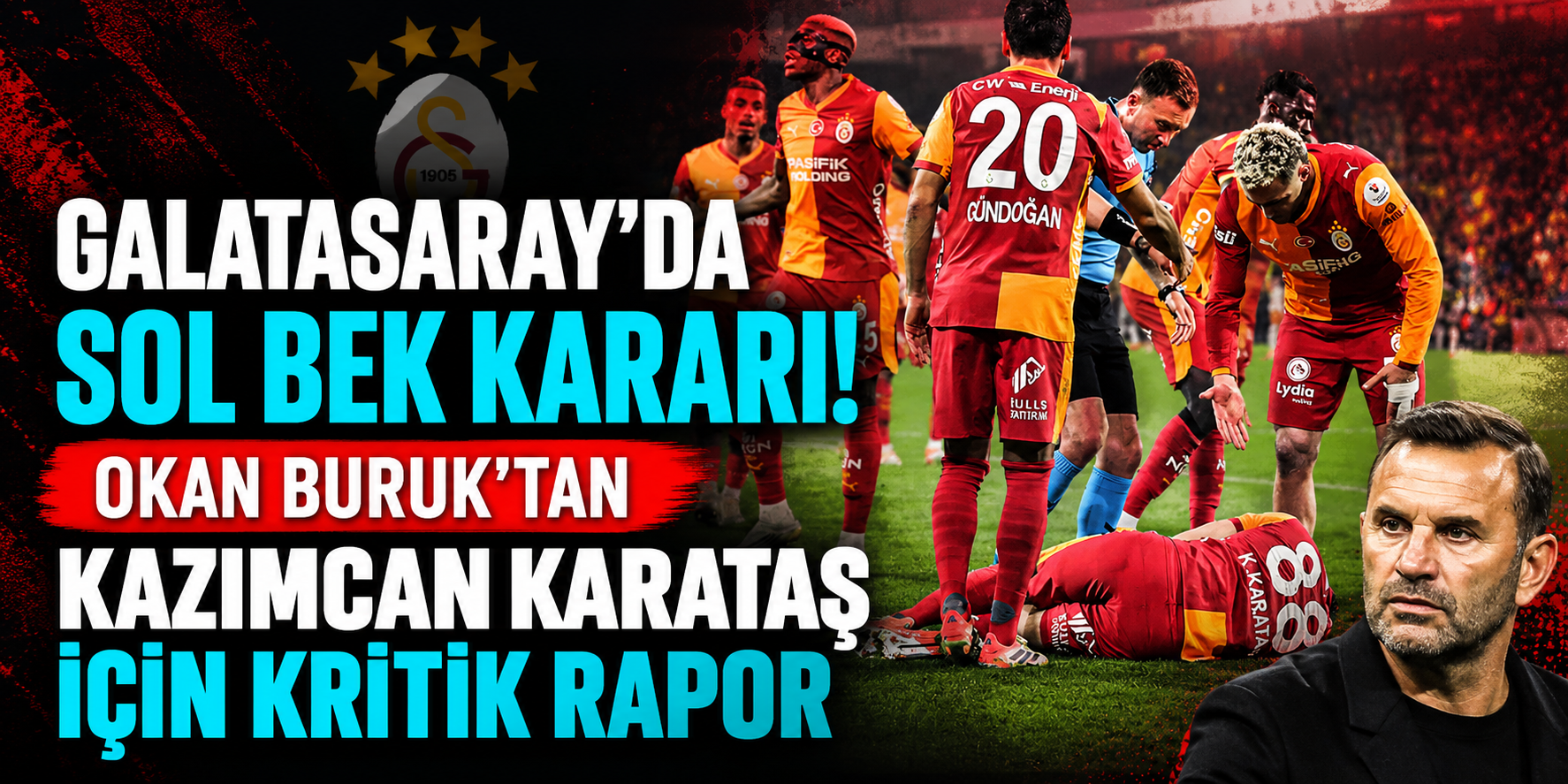 Galatasaray’da Sol Bek Kararı! Okan Buruk’tan Kazımcan Karataş İçin Kritik Rapor