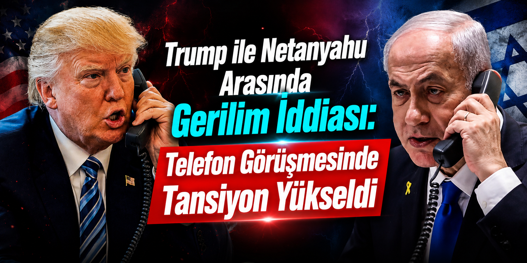 Trump ile Netanyahu Arasında Gerilim İddiası: Telefon Görüşmesinde Tansiyon Yükseldi