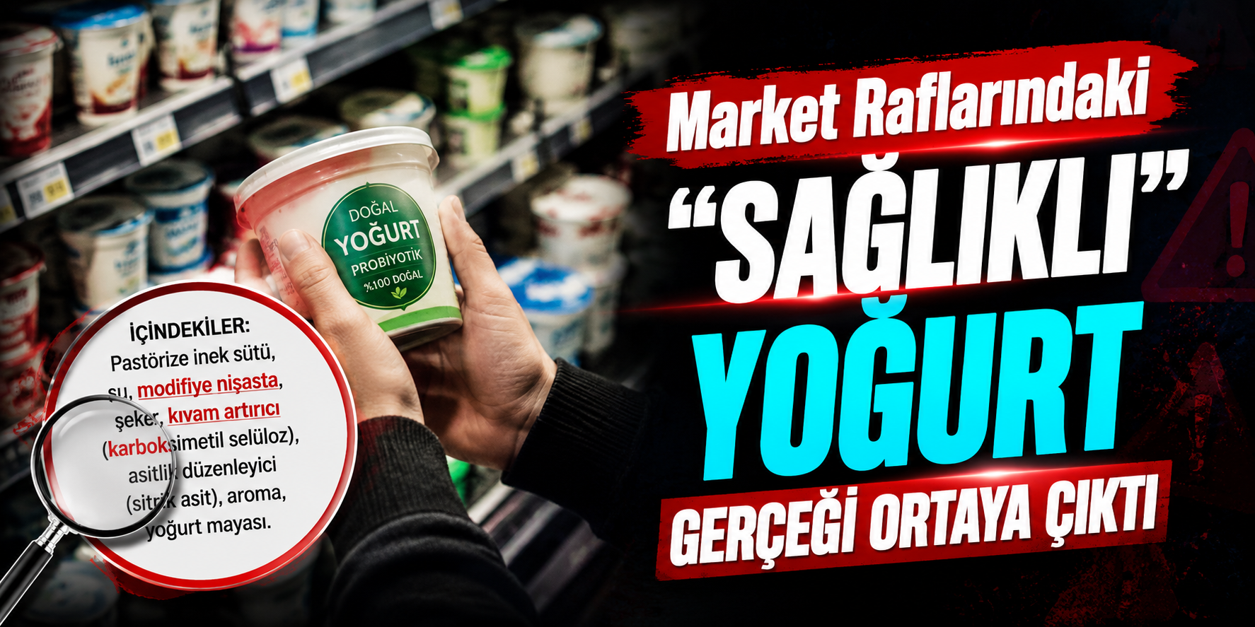 Market Raflarındaki “Sağlıklı” Yoğurt Gerçeği Ortaya Çıktı