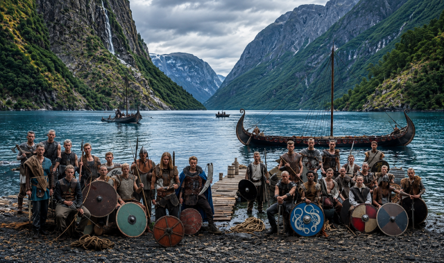 Norveç Milli Takımı'ndan Viking Temalı Dünya Kupası Pozu