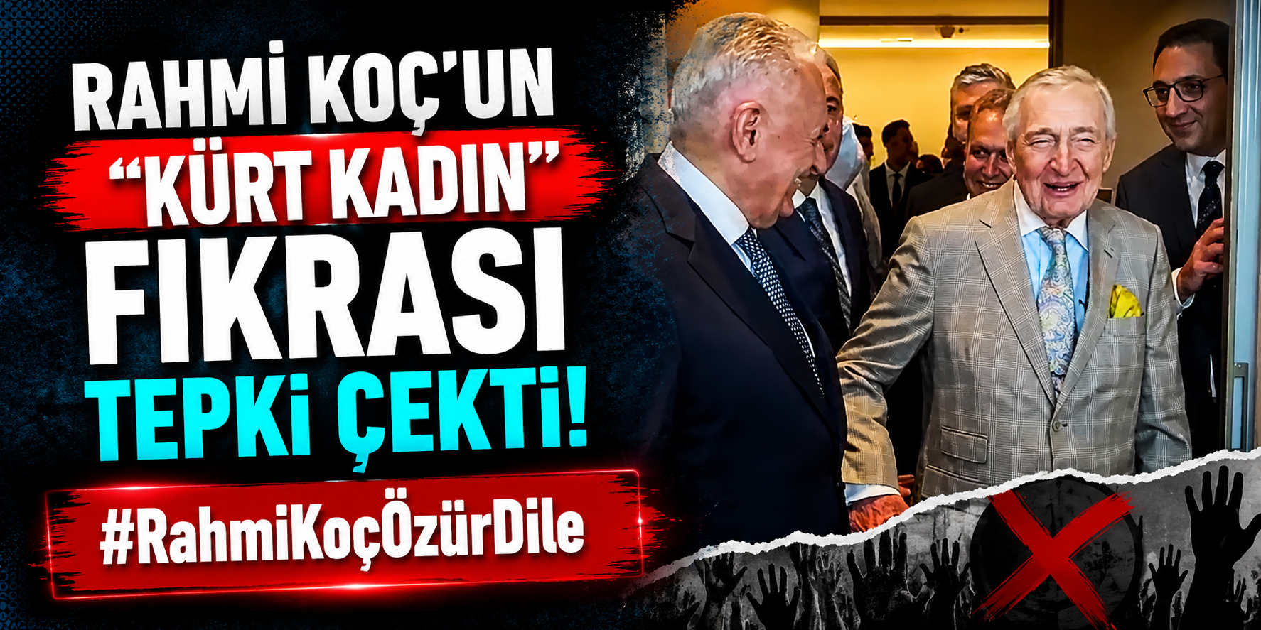 Rahmi Koç’un “Kürt Kadın” Fıkrası Tepki Çekti: #RahmiKoçÖzürDile Etiketi Gündem Oldu
