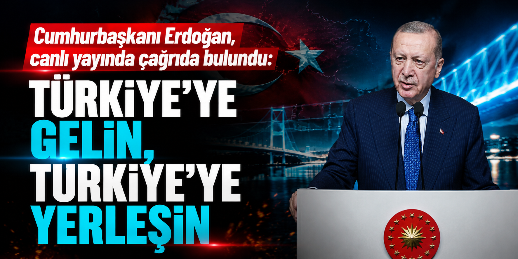 Erdoğan’dan 20 Yıl Vergi Muafiyeti Çağrısı! “Türkiye’ye Gelin, Büyüme Hikayesinin Parçası Olun”