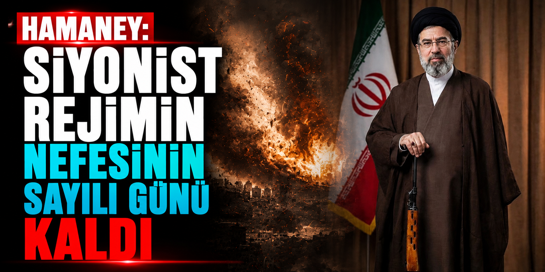 Mücteba Hamaney’den Sert Mesaj: “Sallantıdaki Siyonist Rejimin Nefesi Sayılı”