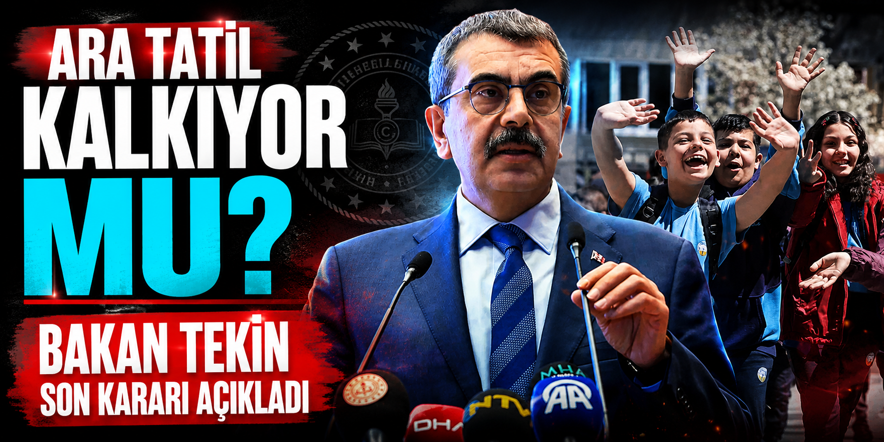 Ara Tatil Kalkıyor İddialarına Bakan Tekin’den Net Yanıt! 2026-2027 Takvimi Şekilleniyor