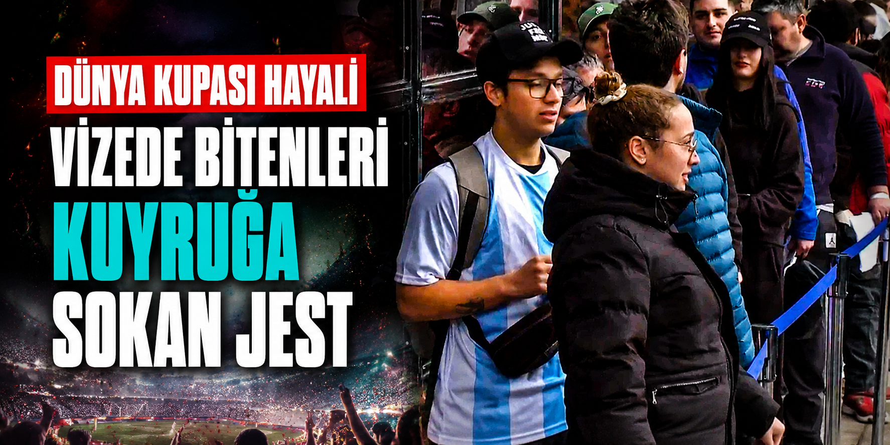 Dünya Kupası Hayali Vizede Bitti! 100 Taraftara Unutamayacakları Bir Sürpriz Yapıldı