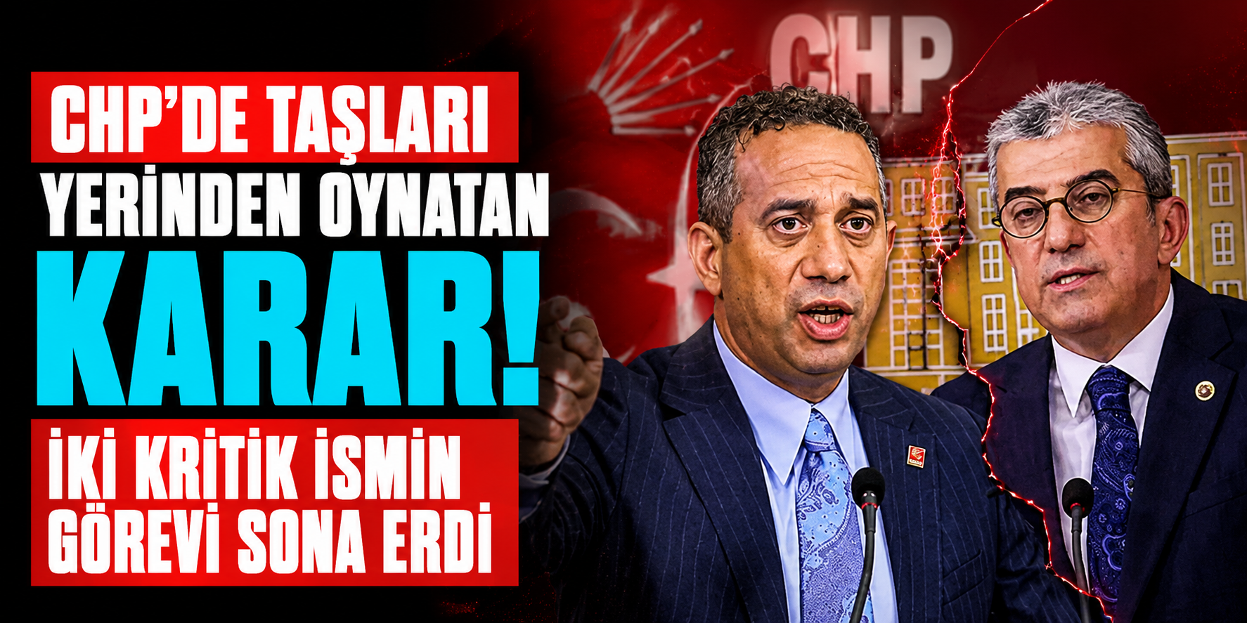 CHP'de Sürpriz Değişim! Gökhan Günaydın ve Ali Mahir Başarır'ın Görevleri Sona Erdi