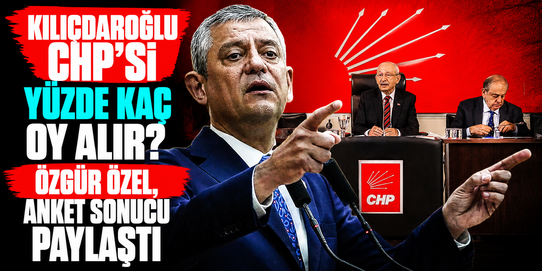 CHP’de Anket Krizi: Özgür Özel’den Kılıçdaroğlu Yönetimine Yüzde 1 Çıkışı