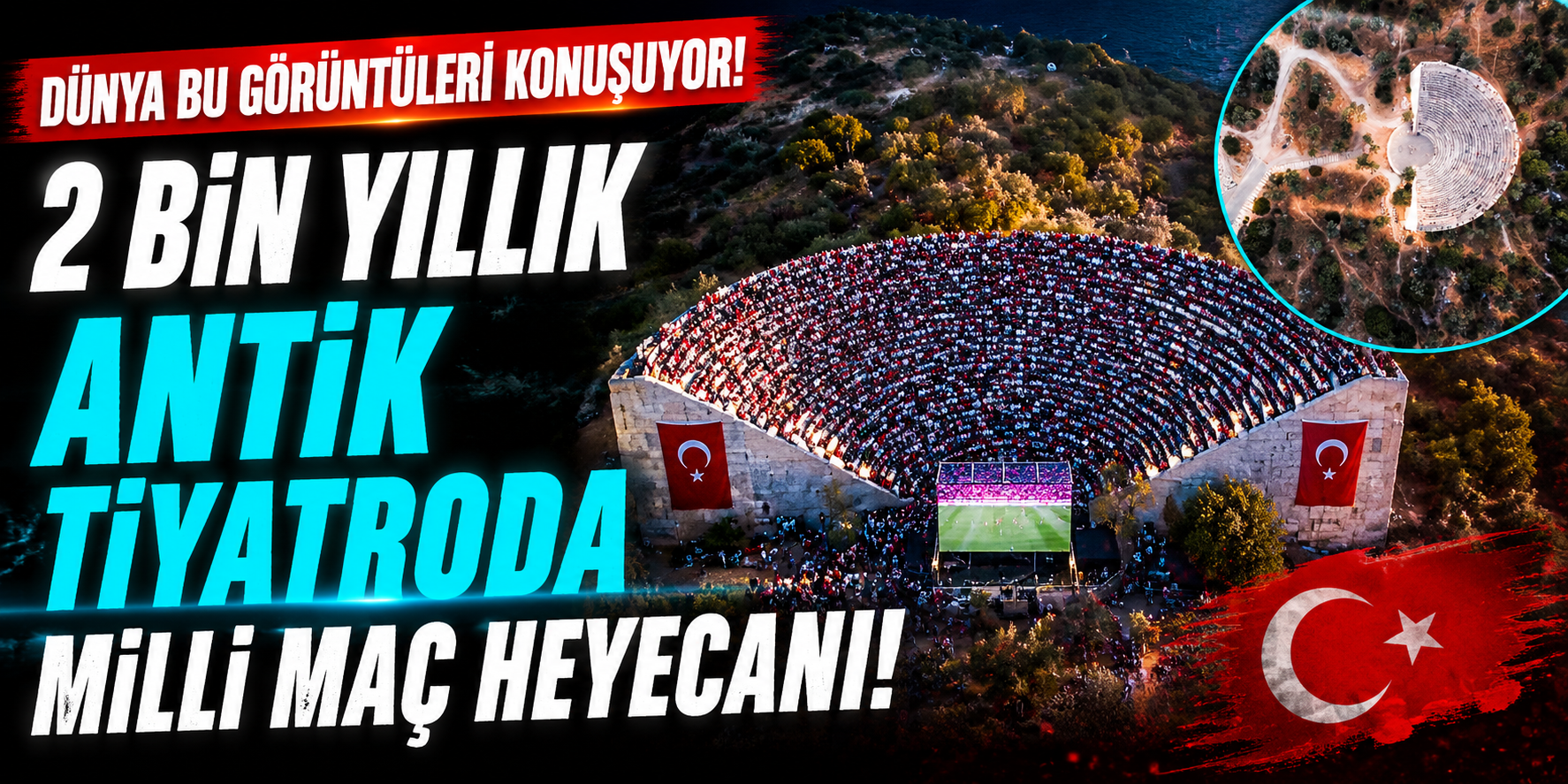 Dünya Kupası'nın En Büyüleyici Karesi Türkiye'den Geldi! Tarih ve Futbol Aynı Sahneyi Paylaştı
