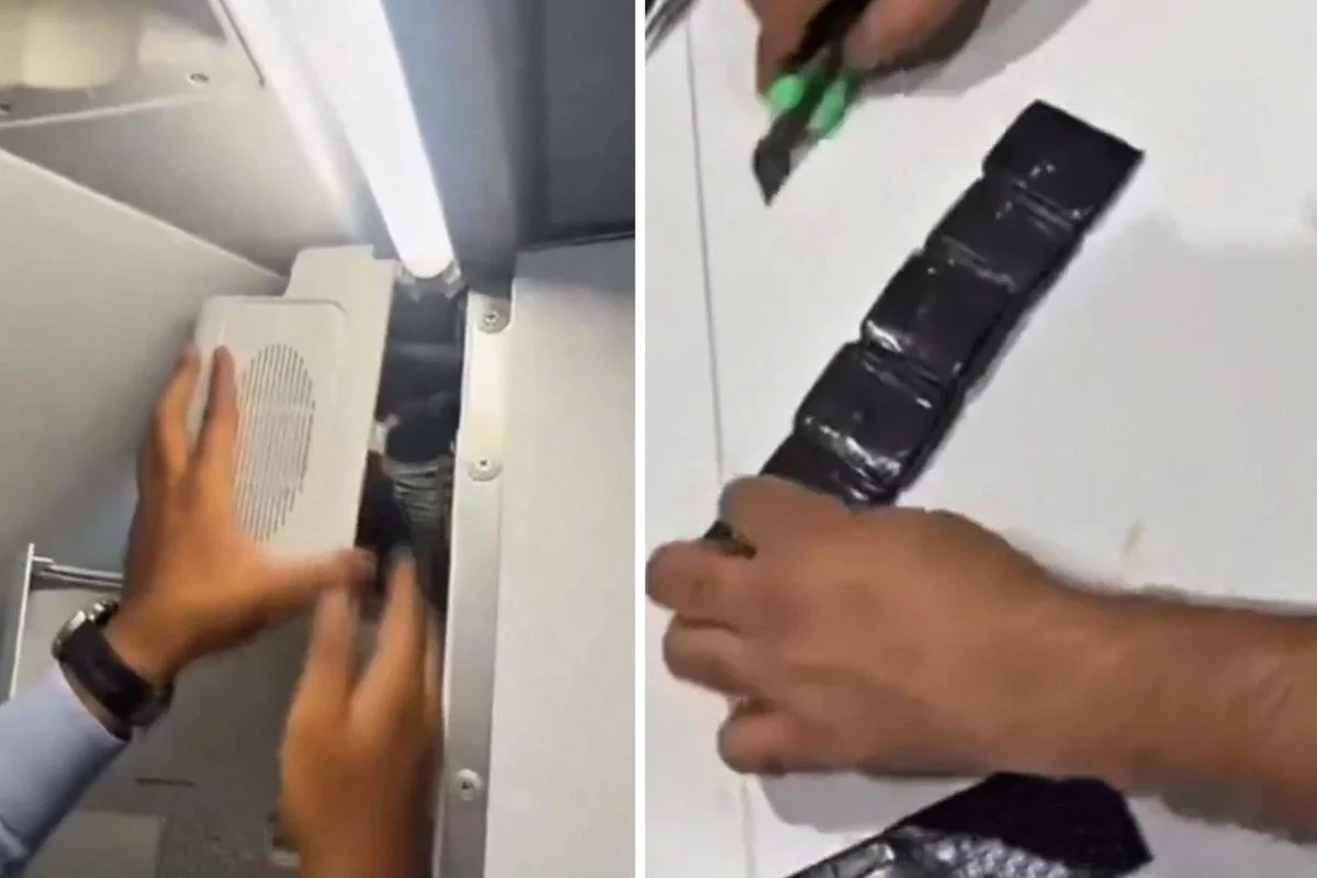 Uçak Tuvaletindeki Hoparlörden Servet Çıktı! Gümrük Ekipleri Gözlerine İnanamadı