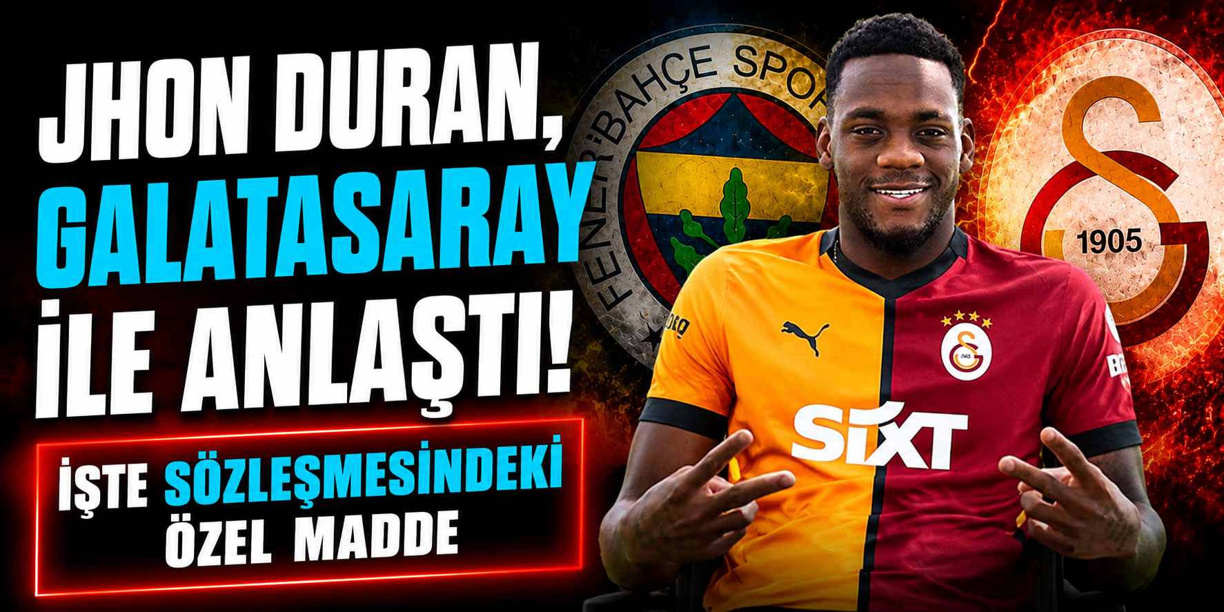 Galatasaray'da Sürpriz Forvet Hamlesi! Jhon Duran İddiası Gündeme Bomba Gibi Düştü