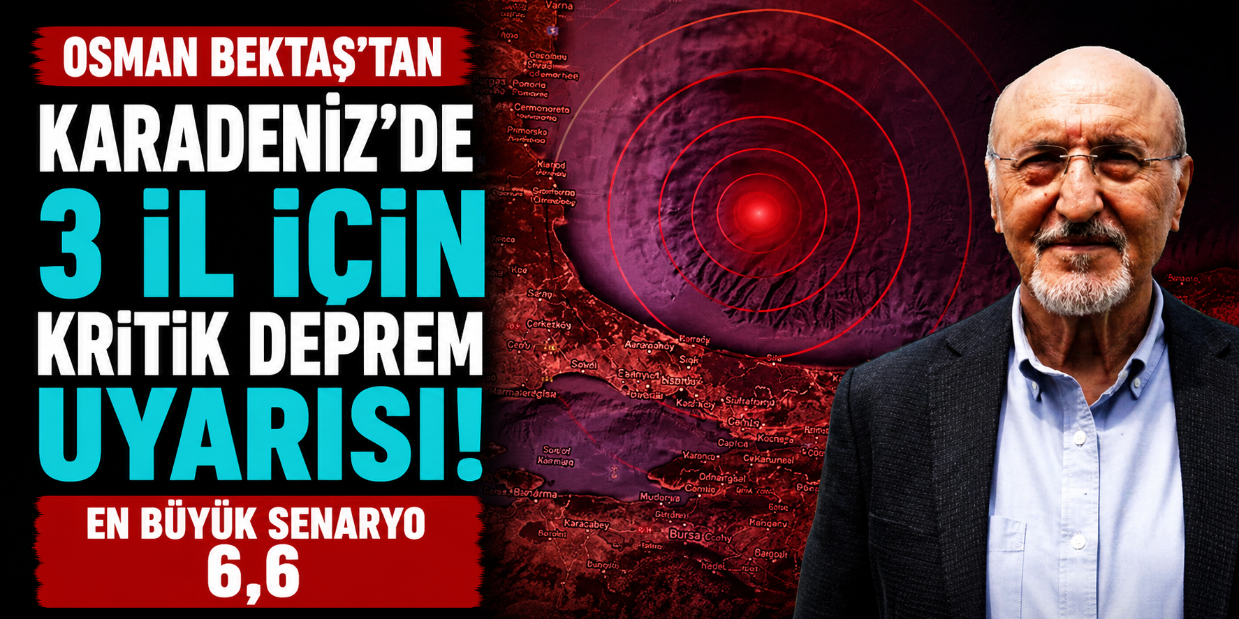 Prof. Dr. Osman Bektaş'tan Karadeniz İçin Dikkat Çeken Deprem Uyarısı! Ordu, Trabzon ve Rize İçin Zemin Vurgusu