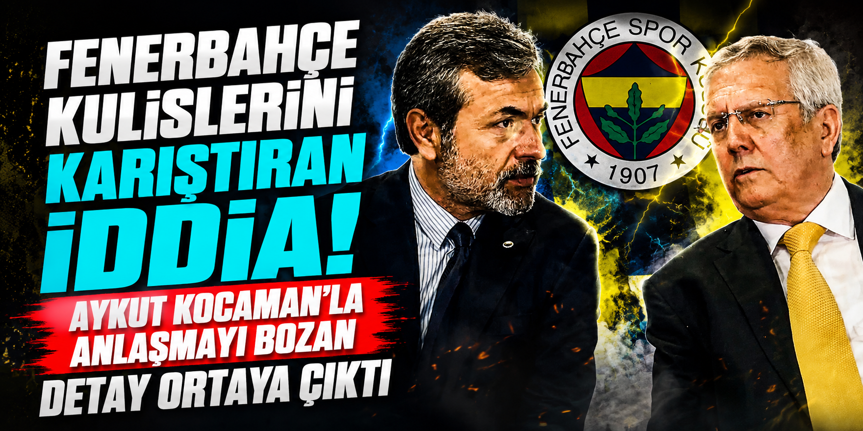 Fenerbahçe Kulislerini Karıştıran İddia! Aykut Kocaman'la Anlaşmayı Bozan Detay Ortaya Çıktı
