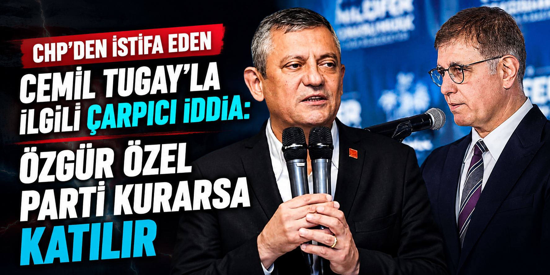 Cemil Tugay CHP'den İstifa Ettiğini Duyurdu! Kulisleri Hareketlendiren Yeni Parti İddiası