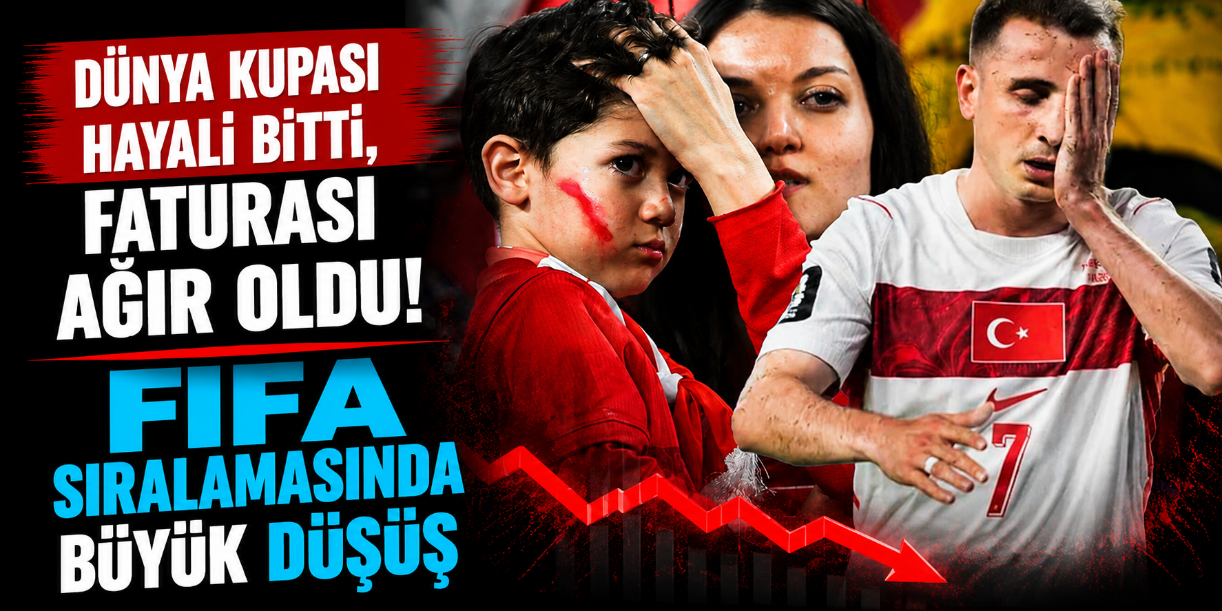 Dünya Kupası Sonrası Türkiye'ye Kötü Haber! FIFA Sıralamasında Sert Düşüş