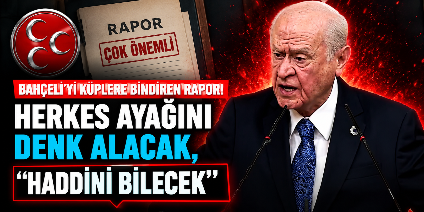 Devlet Bahçeli'den Avrupa Parlamentosu Raporuna Sert Tepki! “Avrupa Bize İstikamet Çizemez”