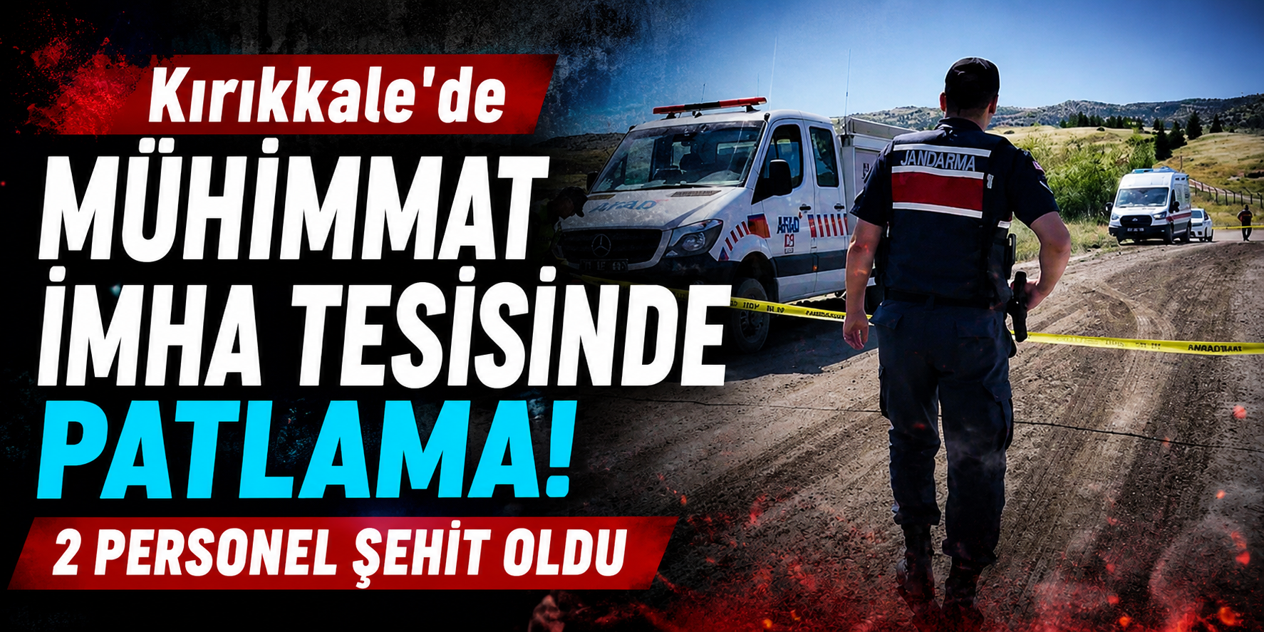 Kırıkkale'de Mühimmat İmha Tesisinde Patlama! 2 Personel Şehit Oldu