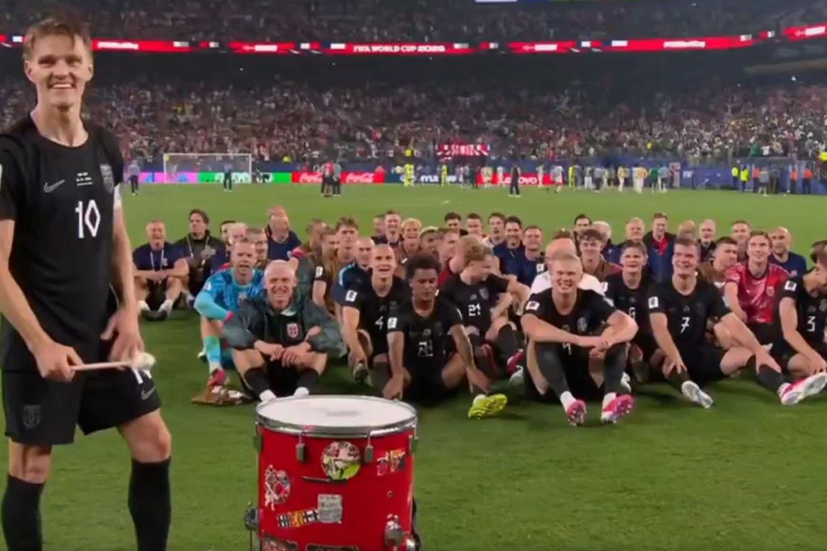 Erling Haaland Şov Yaptı, Norveç'te Viking Coşkusu Zirveye Çıktı! Dünya Kupası'nda Renkli Kutlama