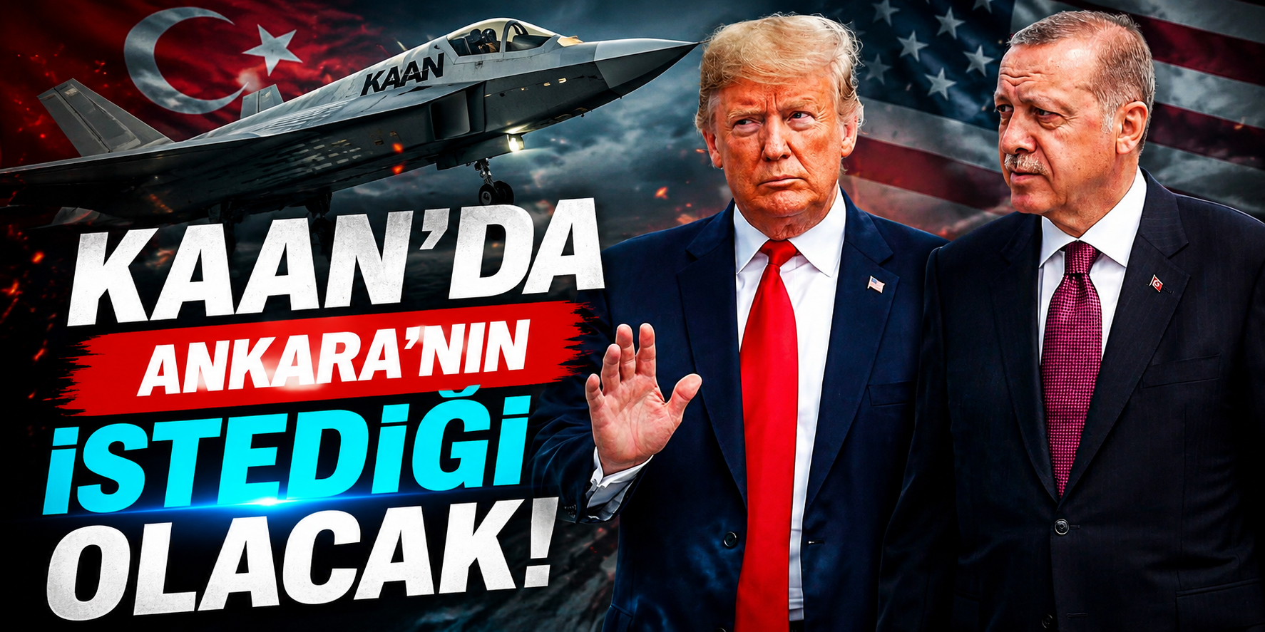 Trump'tan Türkiye'ye Jet Motoru ve F-35 Mesajı! "KAAN'da Ankara'nın İstediği Olacak"