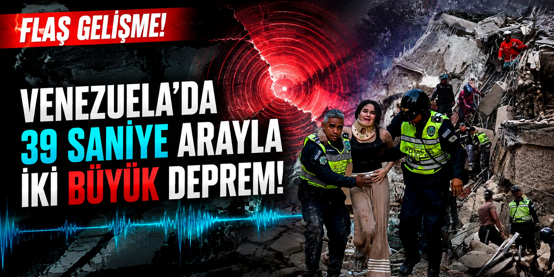Venezuela'da 39 Saniye Arayla Meydana Gelen İki Büyük Deprem: OHAL İlan Edildi, Can Kaybı Artıyor
