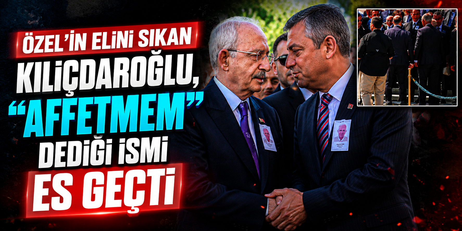 TBMM'deki Cenaze Töreninde Dikkat Çeken Anlar! Kılıçdaroğlu ile Özgür Özel İlk Kez Bir Araya Geldi