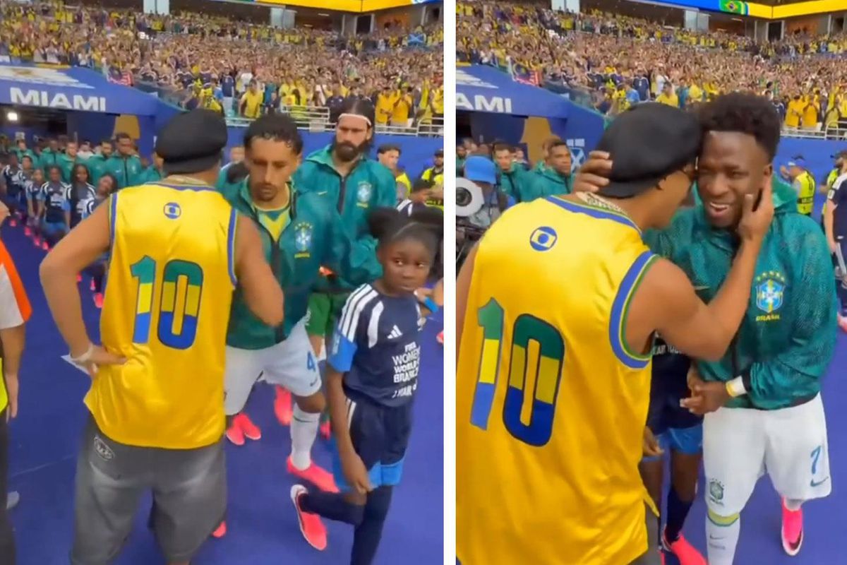 Ronaldinho'dan Brezilya Milli Takımı'na Duygusal Karşılama! Neymar 981 Gün Sonra Sahalara Döndü