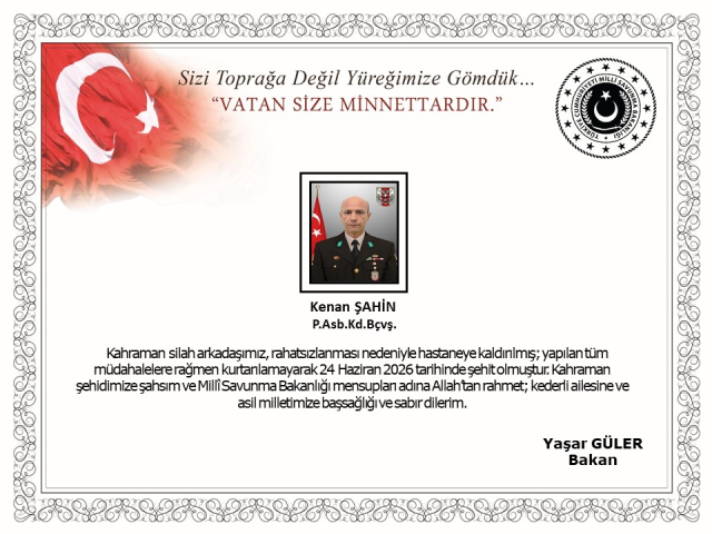 Türkiye'yi Yasa Boğan Haber! Fırat Kalkanı Harekat Bölgesi'nden Gelen Acı Haber Yürekleri Dağladı