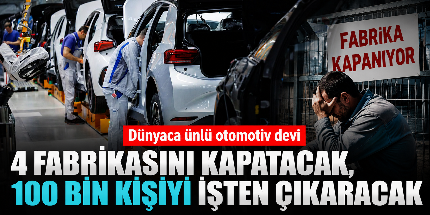 Volkswagen'de Tarihi Yeniden Yapılanma! 100 Binden Fazla Çalışan Etkilenebilir, 4 Fabrika İçin Kritik Plan