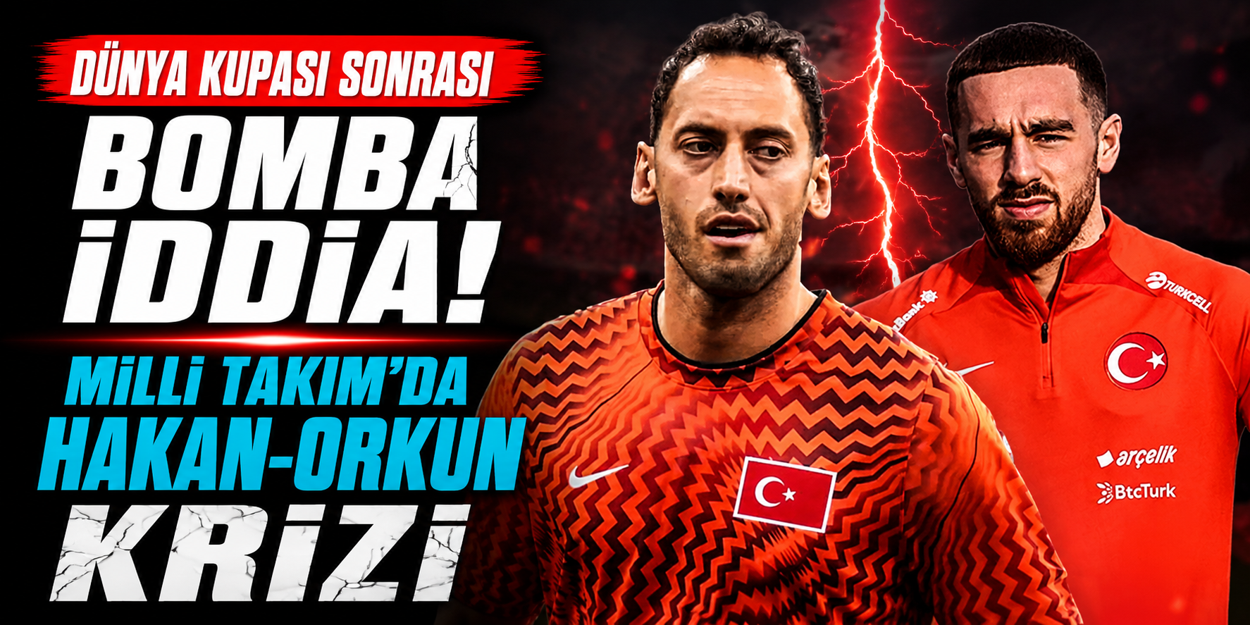 Hakan Çalhanoğlu ile Orkun Kökçü Arasında Gerilim İddiası! TFF'nin Yeni Kararı Konuşuluyor