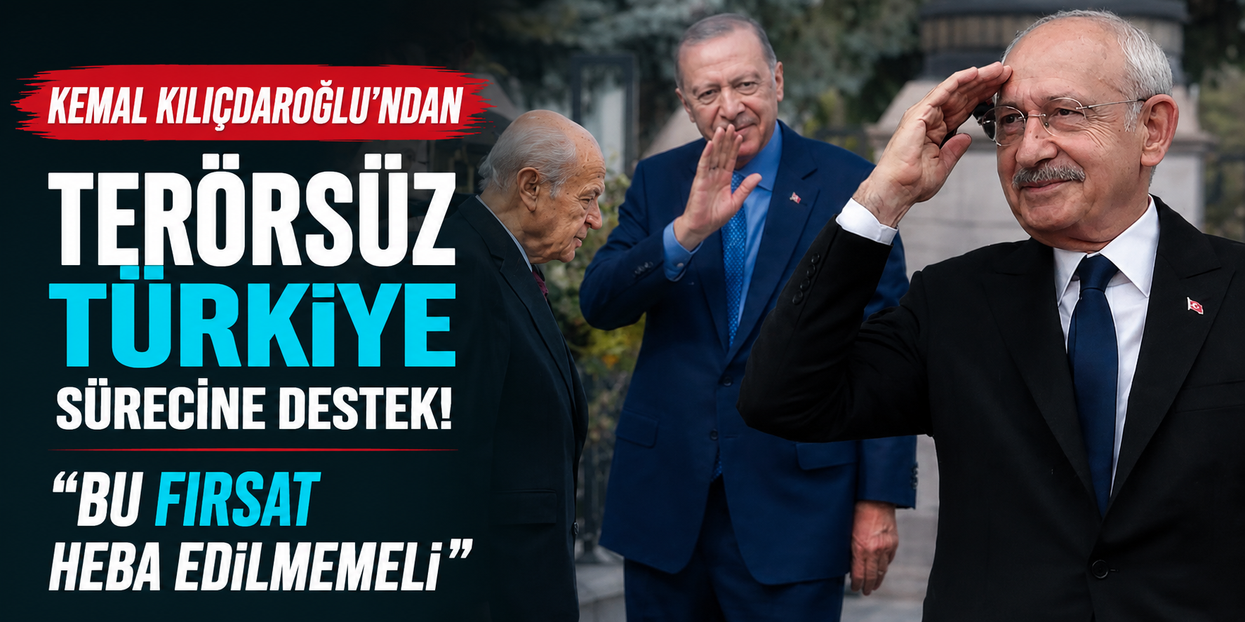 Kemal Kılıçdaroğlu'ndan "Terörsüz Türkiye" Sürecine Destek! "Bu Fırsat Heba Edilmemeli"