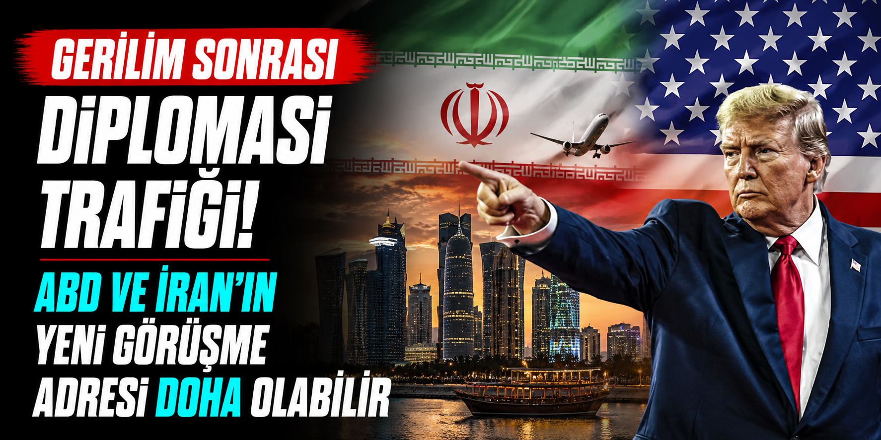 Gerilim Sonrası Diplomasi Trafiği! ABD ve İran'ın Yeni Görüşme Adresi Doha Olabilir