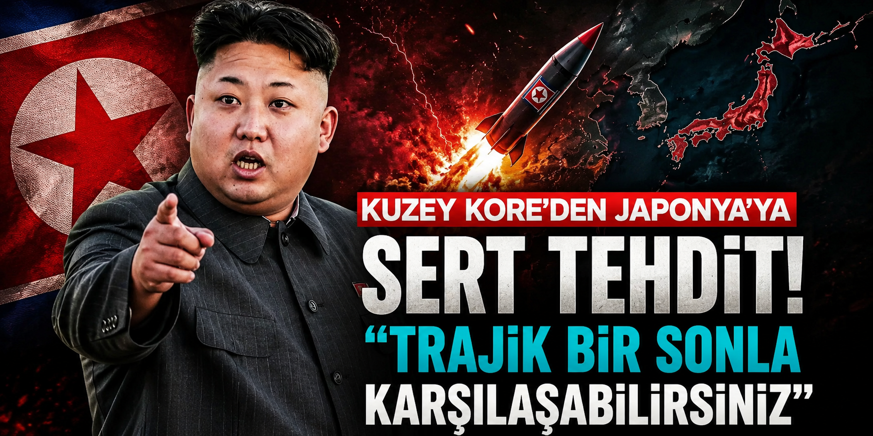 Kuzey Kore'den Japonya'ya Sert Tehdit! "Trajik Bir Sonla Karşılaşabilirsiniz"