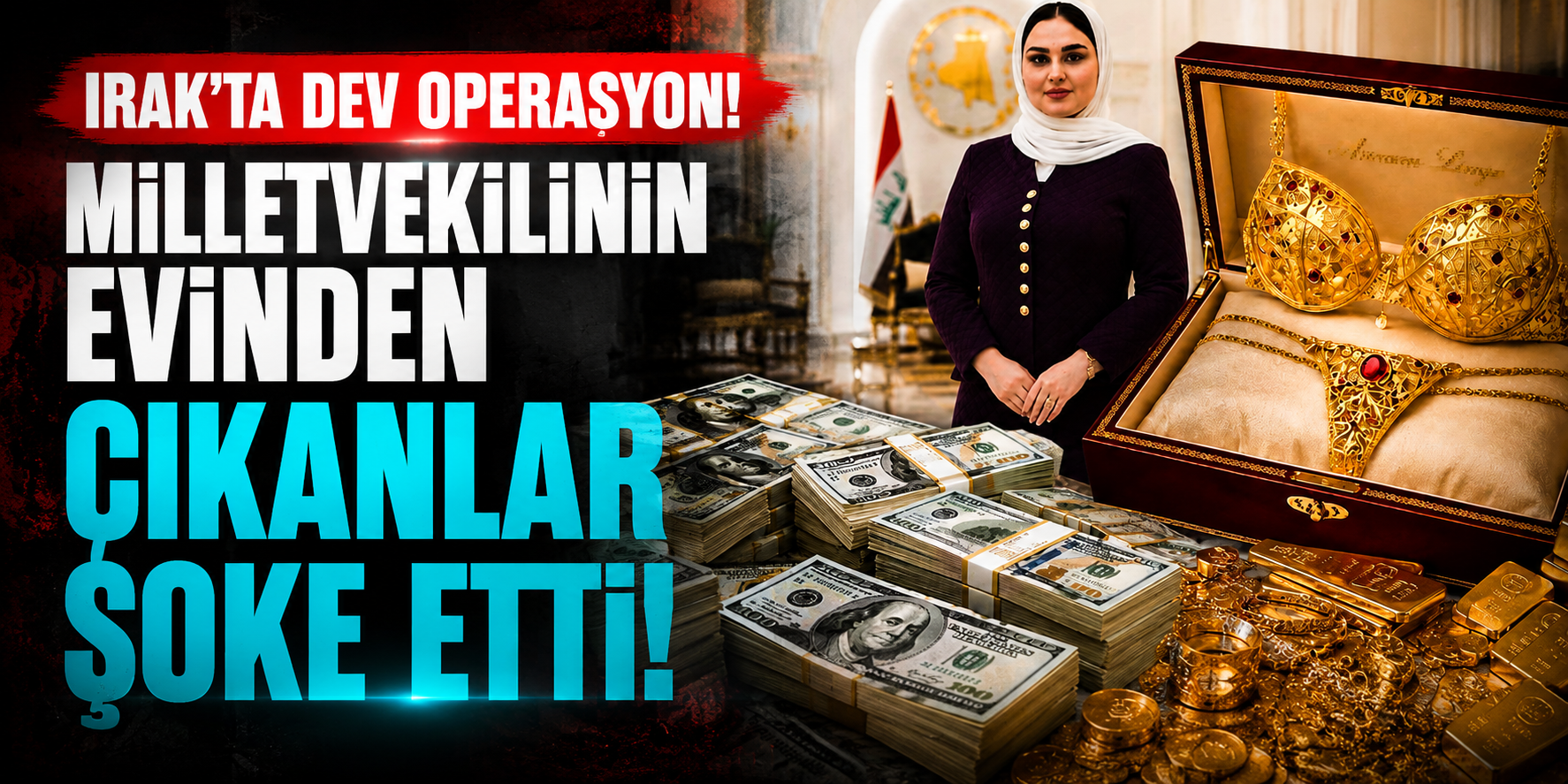 Irak'ta Yolsuzluk Operasyonu! Milletvekilinin Evinden Çıkanlar Gündem Oldu