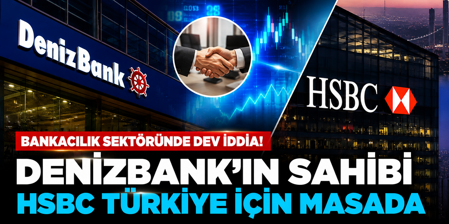 Bankacılık Sektöründe Dev İddia! DenizBank'ın Sahibi HSBC Türkiye İçin Masada