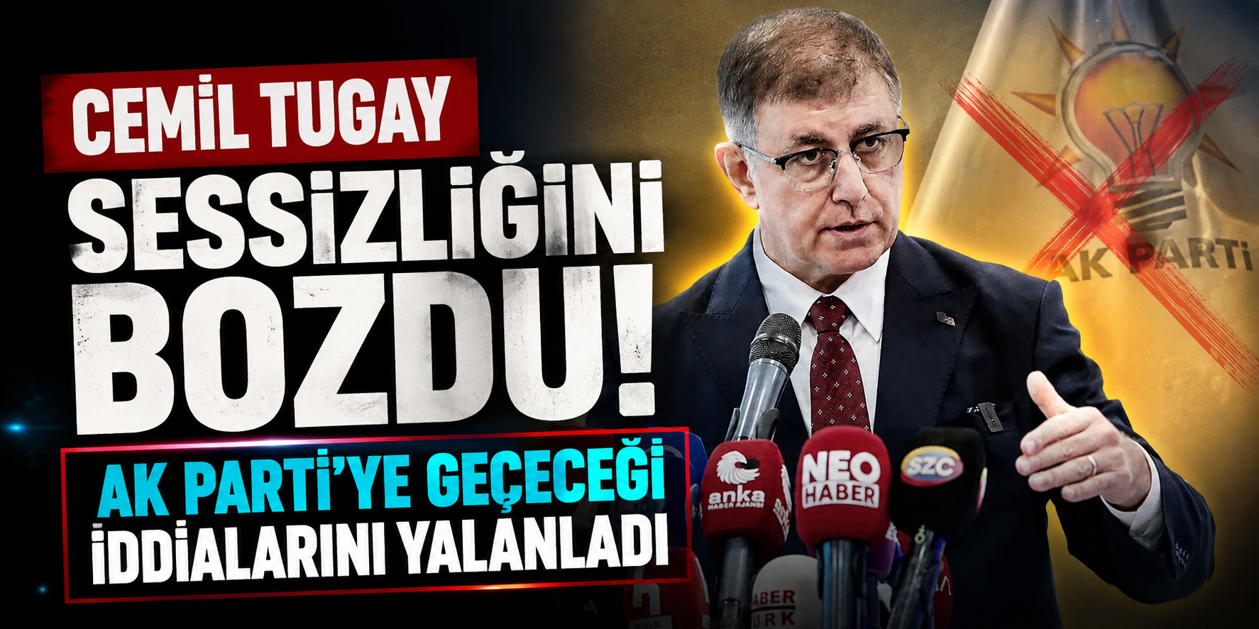 Cemil Tugay Sessizliğini Bozdu! AK Parti'ye Geçeceği İddialarını Yalanladı