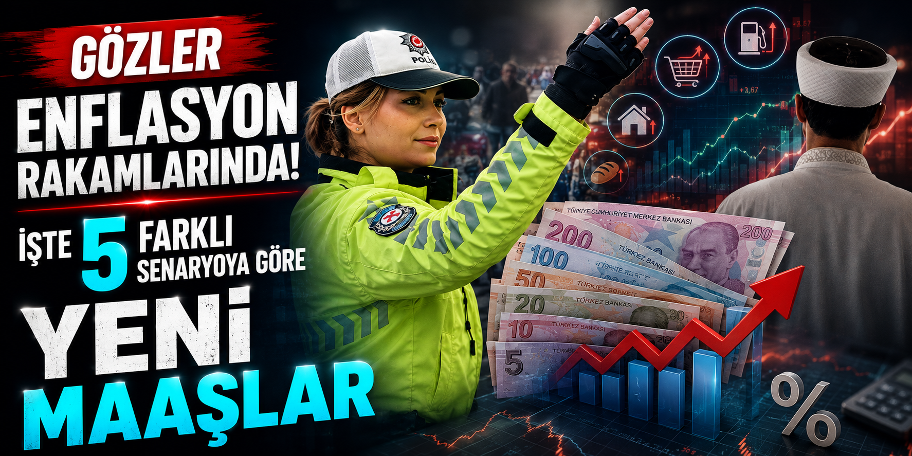 Enflasyon Farkı Kesinleşti! Temmuzda Hangi Meslek Ne Kadar Maaş Alacak?