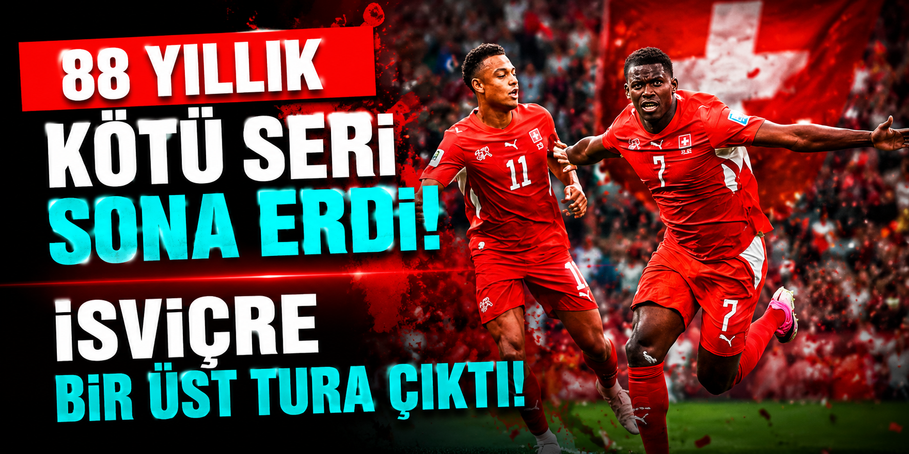 Dünya Kupası'nda İsviçre'den Güç Gösterisi! Cezayir'i 2 Golle Geçip Tur Atladı
