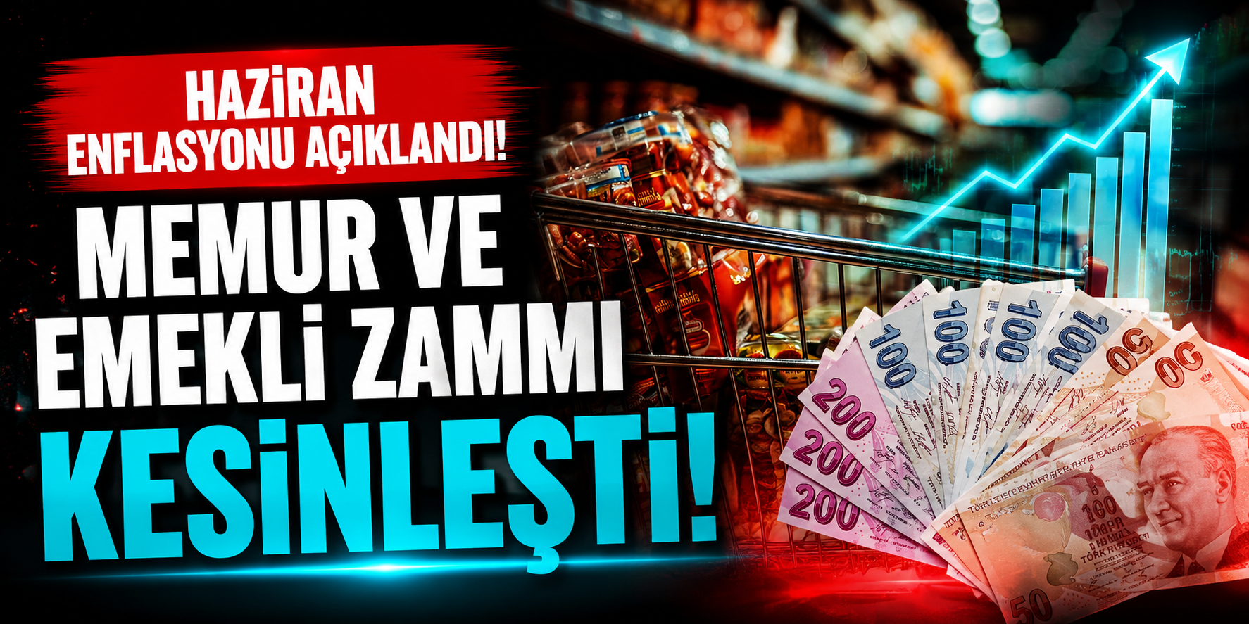 Haziran Enflasyonu Açıklandı! Memur ve Emekli Zammı Kesinleşti