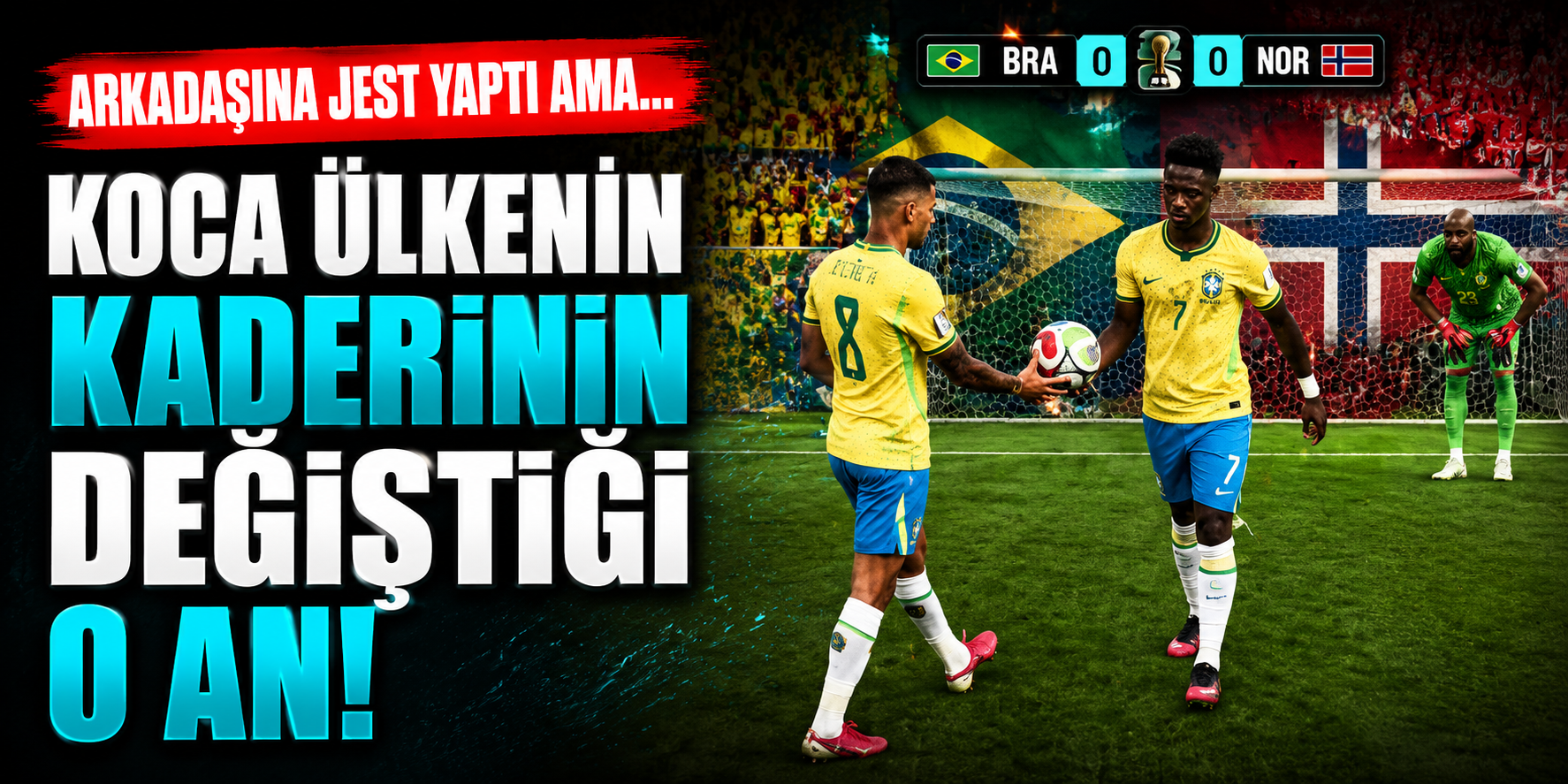 Brezilya'yı Yıkan An! Vinicius Penaltıyı Bıraktı, Dünya Kupası Rüyası Bitti
