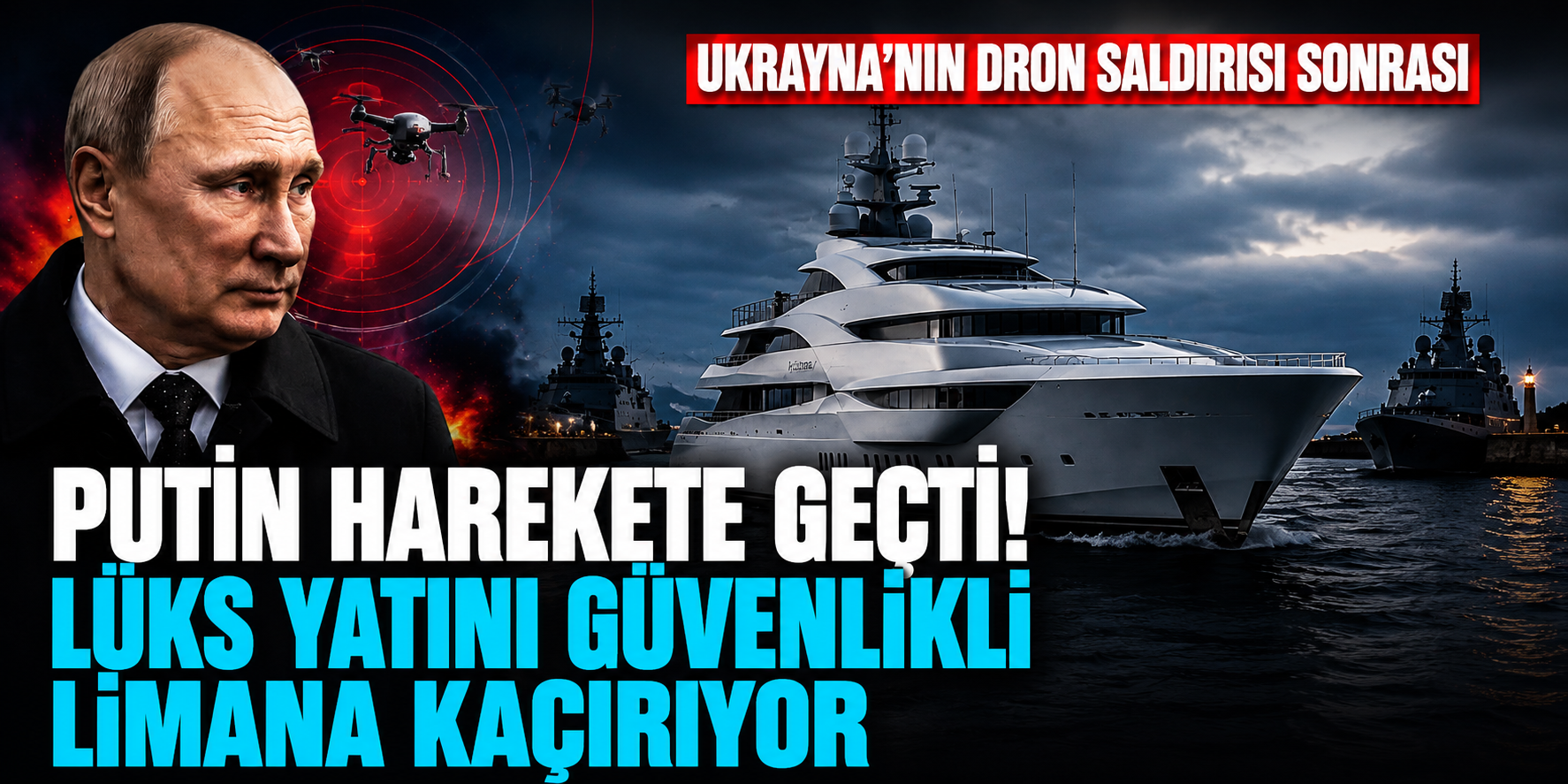 Putin’in 100 Milyon Sterlinlik Süperyatı İçin Alarm! Arktik’e Kaçırılıyor