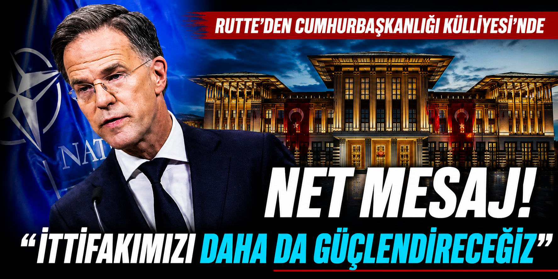 Rutte'den Cumhurbaşkanlığı Külliyesi'nde Net Mesaj! "İttifakımızı Daha da Güçlendireceğiz"