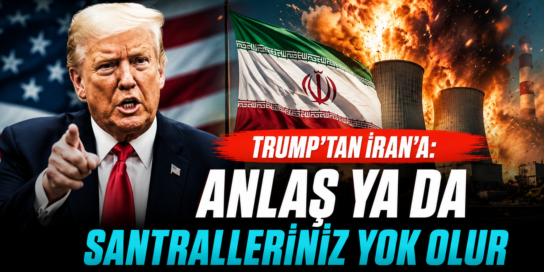 Trump'tan Ankara Yolunda İran'a Sert Tehdit! "Bir Saat İçinde İmha Edebiliriz"