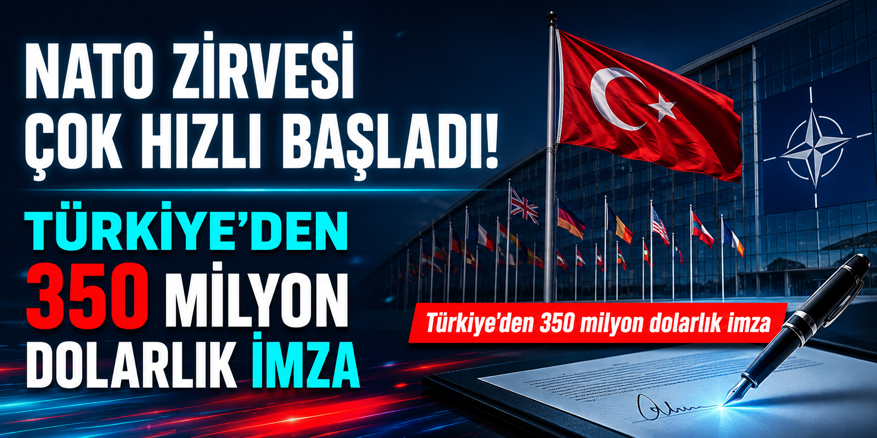 NATO Zirvesi'nde Türkiye'den Milyar Dolarlık Savunma Hamlesi! Yeni Uydu ve Çelik Kubbe İmzaları