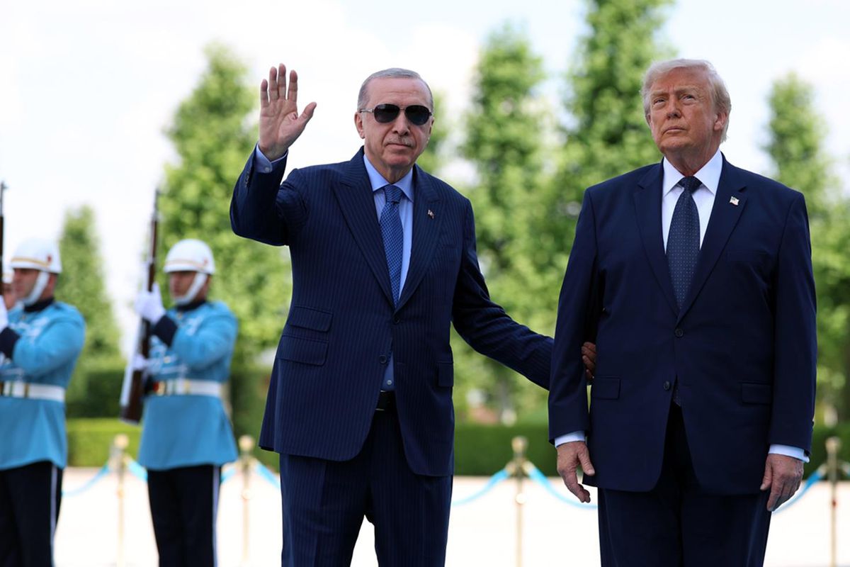 Beştepe'deki Törende Sürpriz Detay! Trump Karşılamasında Diriliş Ertuğrul Müziği Dikkat Çekti
