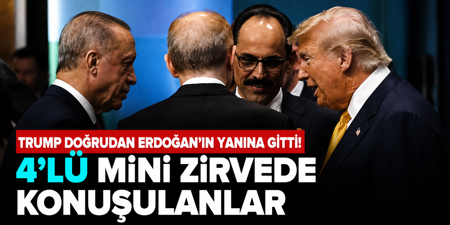 Trump Doğrudan Erdoğan'ın Yanına Gitti! NATO Zirvesi'nde Dörtlü Mini Diplomasi