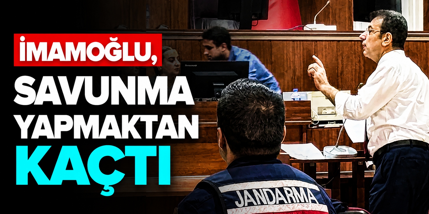 İmamoğlu, Savunma Yapmaktan Kaçtı