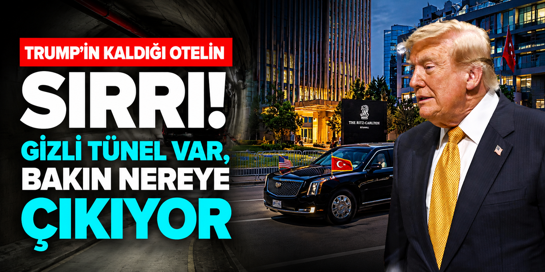 Trump'ın Ankara'da Kaldığı Otelin Sırrı Ortaya Çıktı! Gizli Tünel İddiası