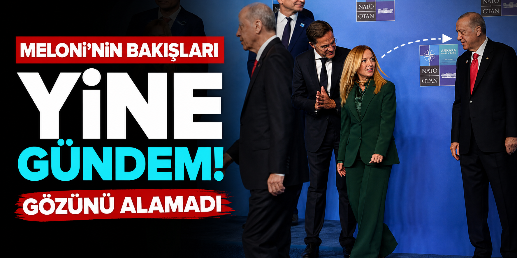 Ankara Zirvesinde Kameralara Yansıyan An! Meloni'nin Erdoğan'a Bakışları Dikkat Çekti